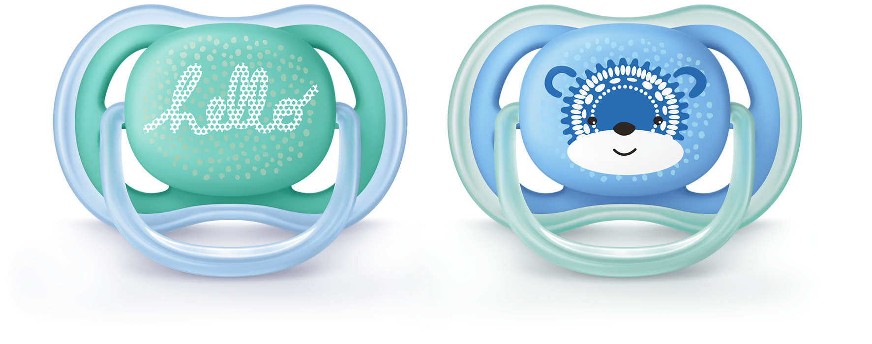 Philips Avent Ultra Air suzeta silicon 6-18 luni 2 buc/set SCF342/22 01
