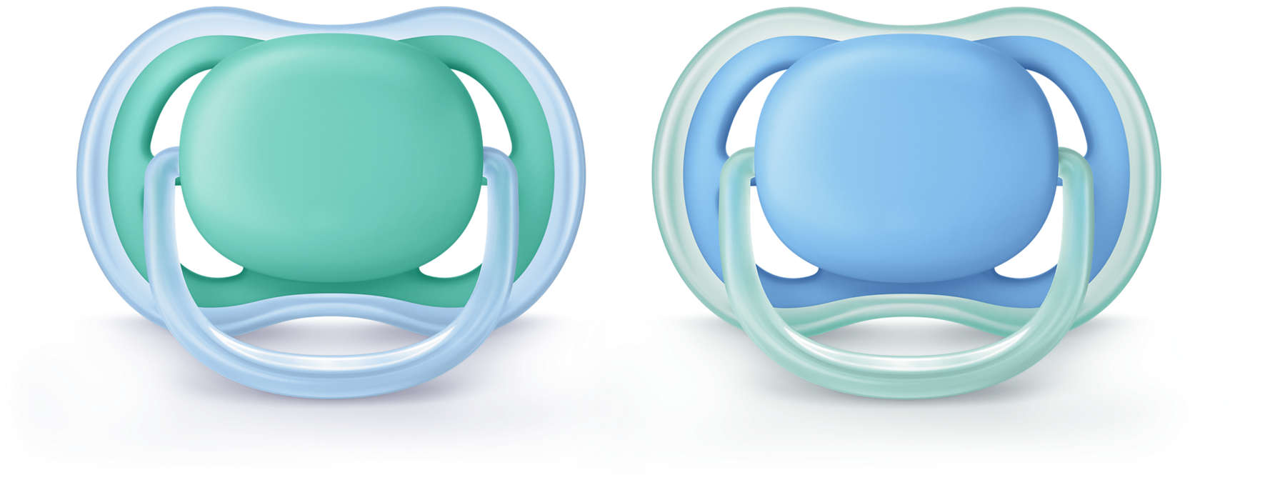 Philips Avent Ultra Air suzeta silicon 6-18 luni 2 buc/set, scf244-22 01