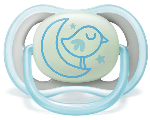 Philips Avent Ultra Air Night suzeta silicon 6-18 luni 2 buc