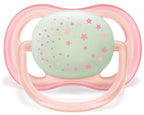 Philips Avent Ultra Air Night suzeta silicon 0-6 luni 2 buc
