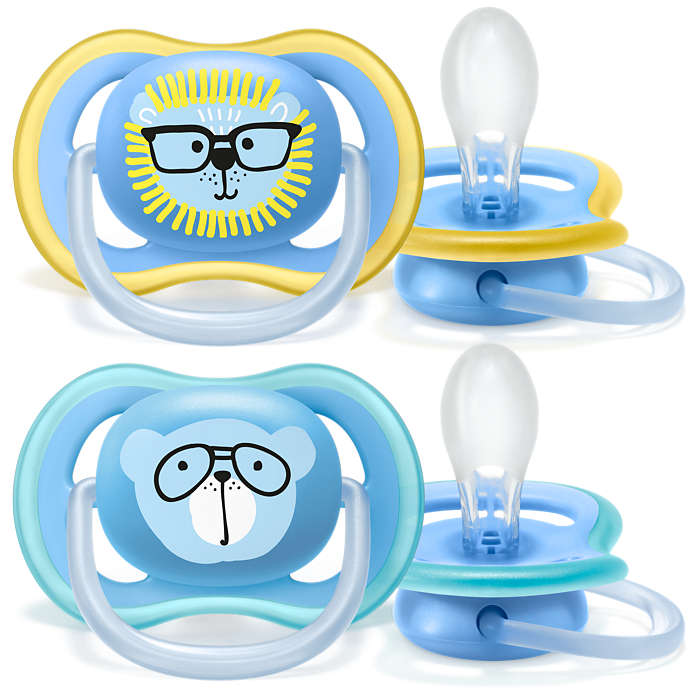 Philips Avent Ultra Air suzeta silicon 18m+ 2 buc, Baieti 01