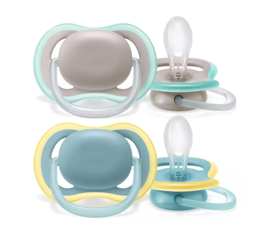 Philips Avent Ultra Air suzeta silicon 18m+ 2 buc, Baieti 01 Imagine principală a produsului