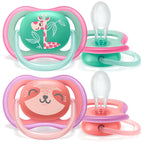 Philips Avent Ultra Air suzeta silicon 18m+ 2 buc, Fete  01