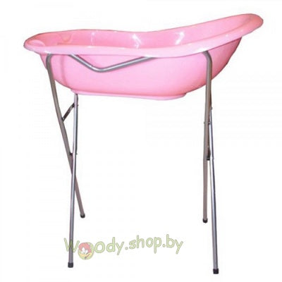 Tega Baby Suport vana pliabil din metal pentru vanite 86-102 cm alb