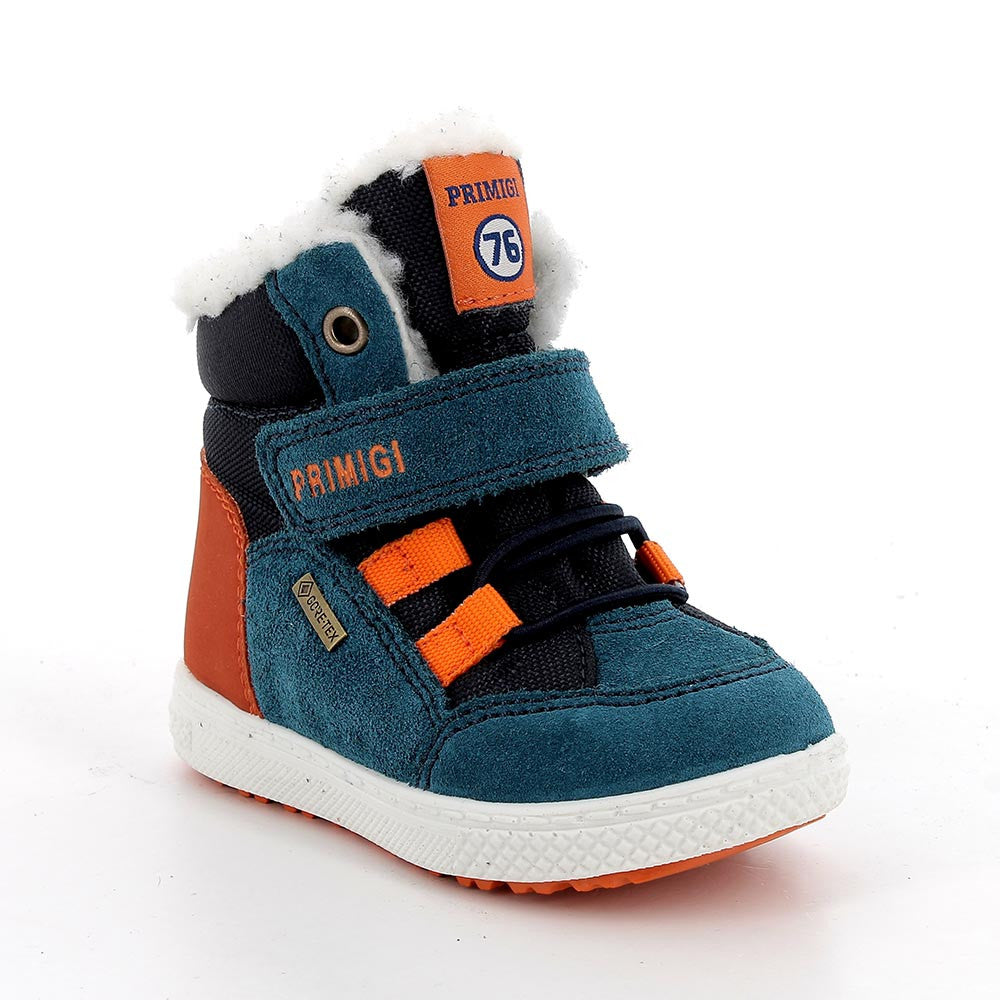 Primigi cizme baieti imblanite GORE-TEX 19-24 Ottan/Blu Imagine principală a produsului