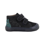 Primigi pantofi baieti Barefoot 20-25 Nabuk Canyon Blue cu ursulet
