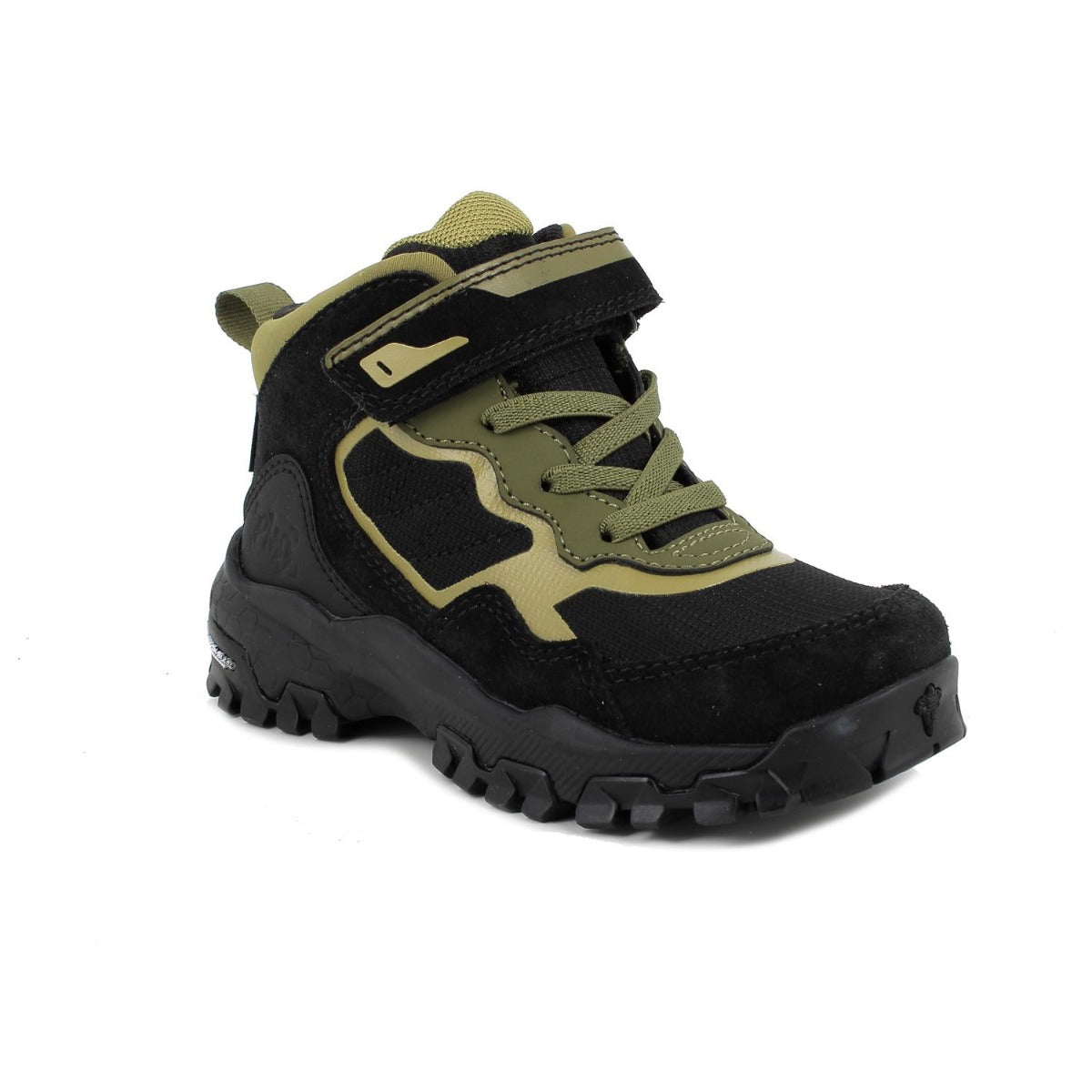 Primigi pantofi baieti captusiti GORE-TEX 31-35 Suede/Tecnic Nerro e Verde
