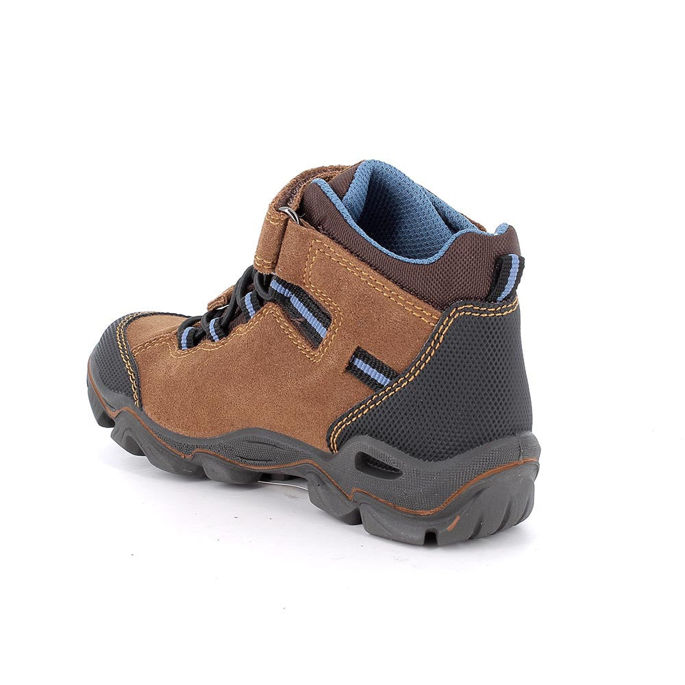 Primigi pantofi baieti cu siret elastic GORE-TEX 31-35 Scam Gomm Cuoio/Nero