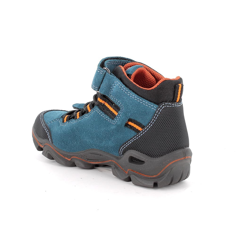 Primigi pantofi baieti cu siret rlastic GORE-TEX 31-35 Scamos Ottanio/Nero