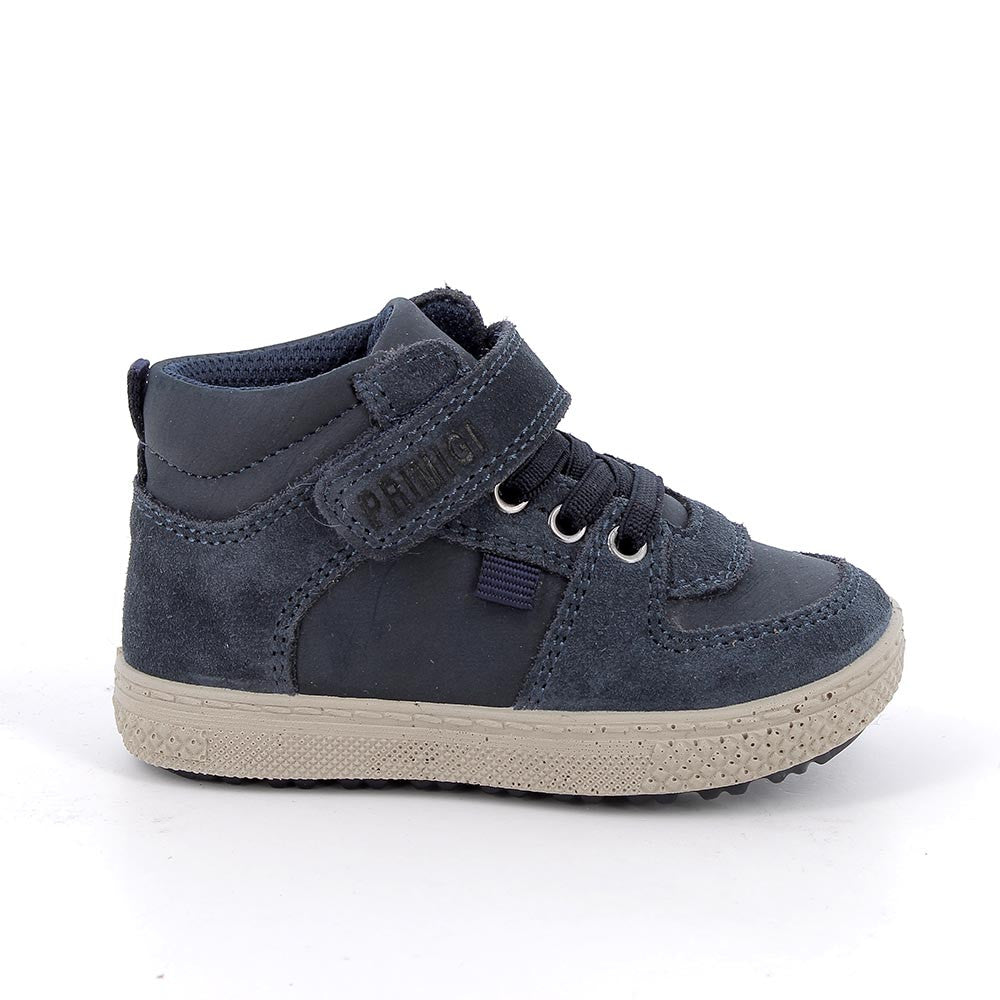 Primigi pantofi baieti cu siret si scai 25-29 Navy