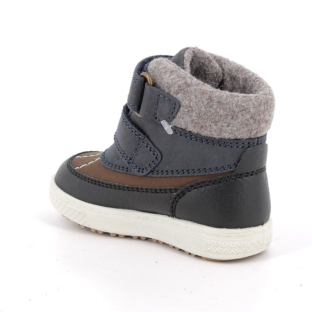 Primigi pantofi baieti GORE-TEX 25-29 Nabuk Gomma Blu/Marrone