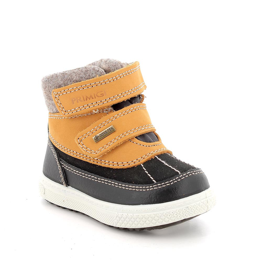 Primigi pantofi baieti GORE-TEX 25-29 Nabuk Gomma Senape/Nero