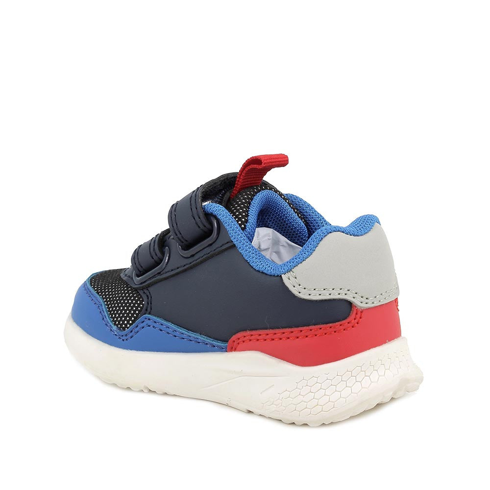 Primigi pantofi baieti sport cu LED 20-29 Navy/Grig cu unelte si rotite