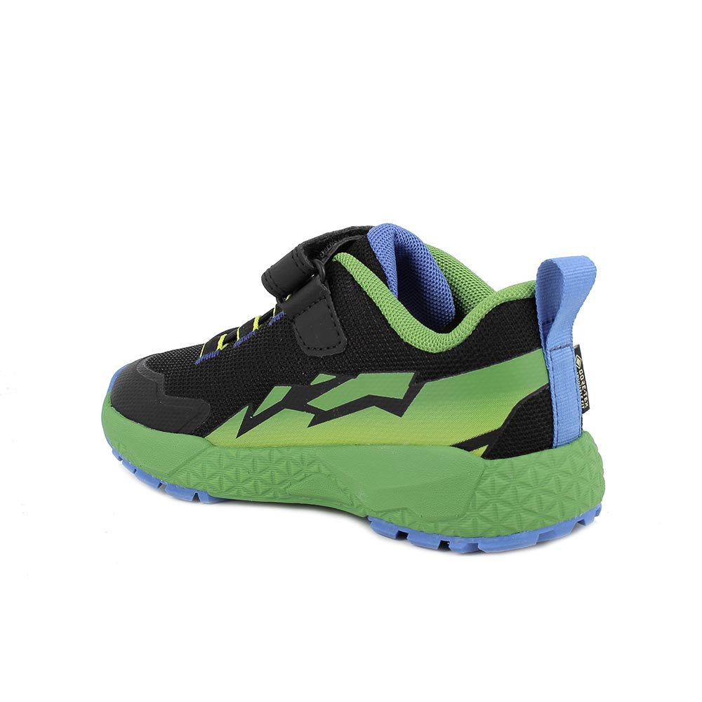 Primigi pantofi baieti sport Gore-Tex 24-36 Tess.Rete Nero-Verde Fluo