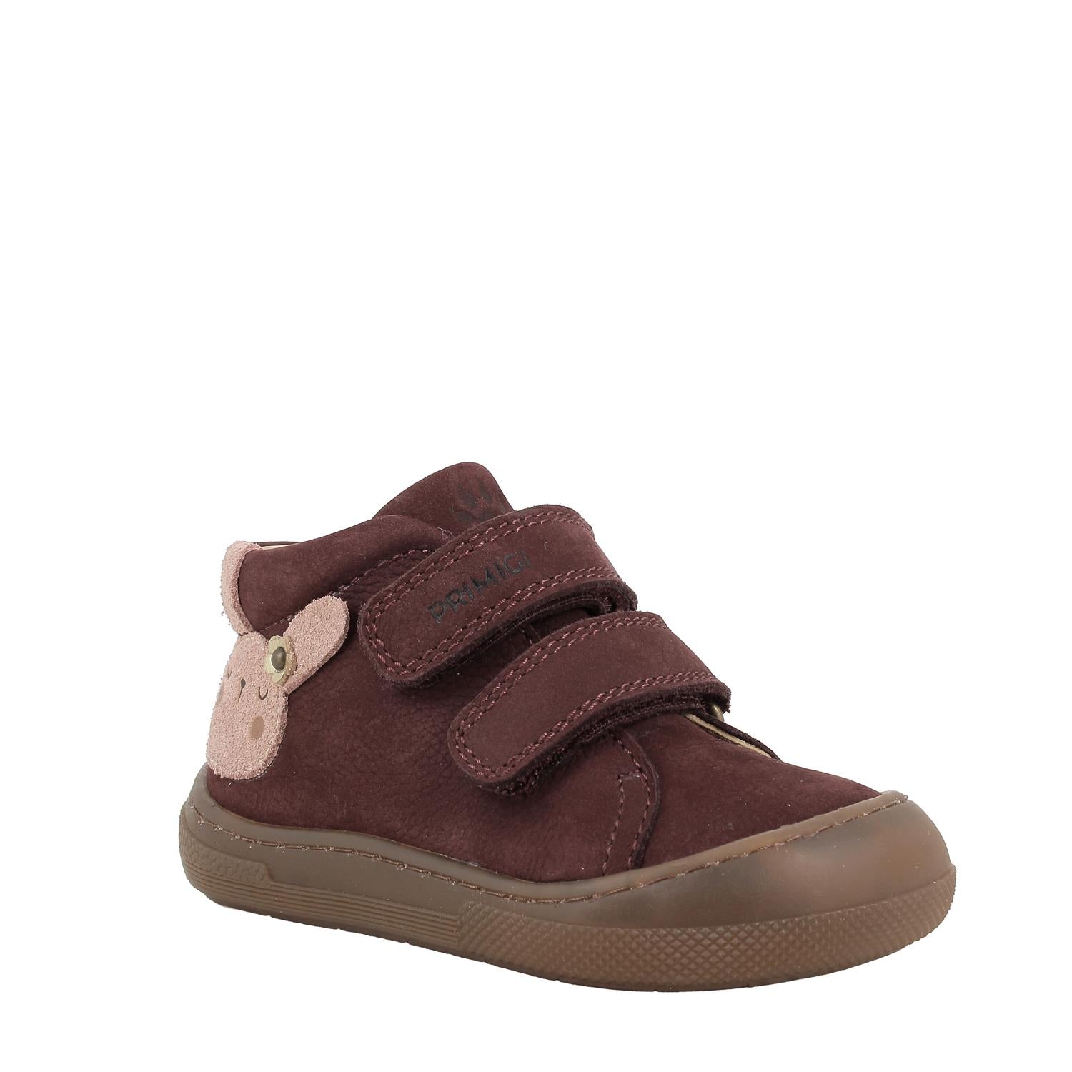 Primigi pantofi fete Barefoot 20-25 Nabuk Canyon Bordeaux cu iepuras