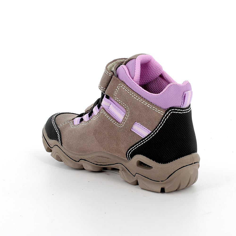 Primigi pantofi fete cu siret elastic GORE-TEX 31-35 Scam Gomm Marmot/Nero