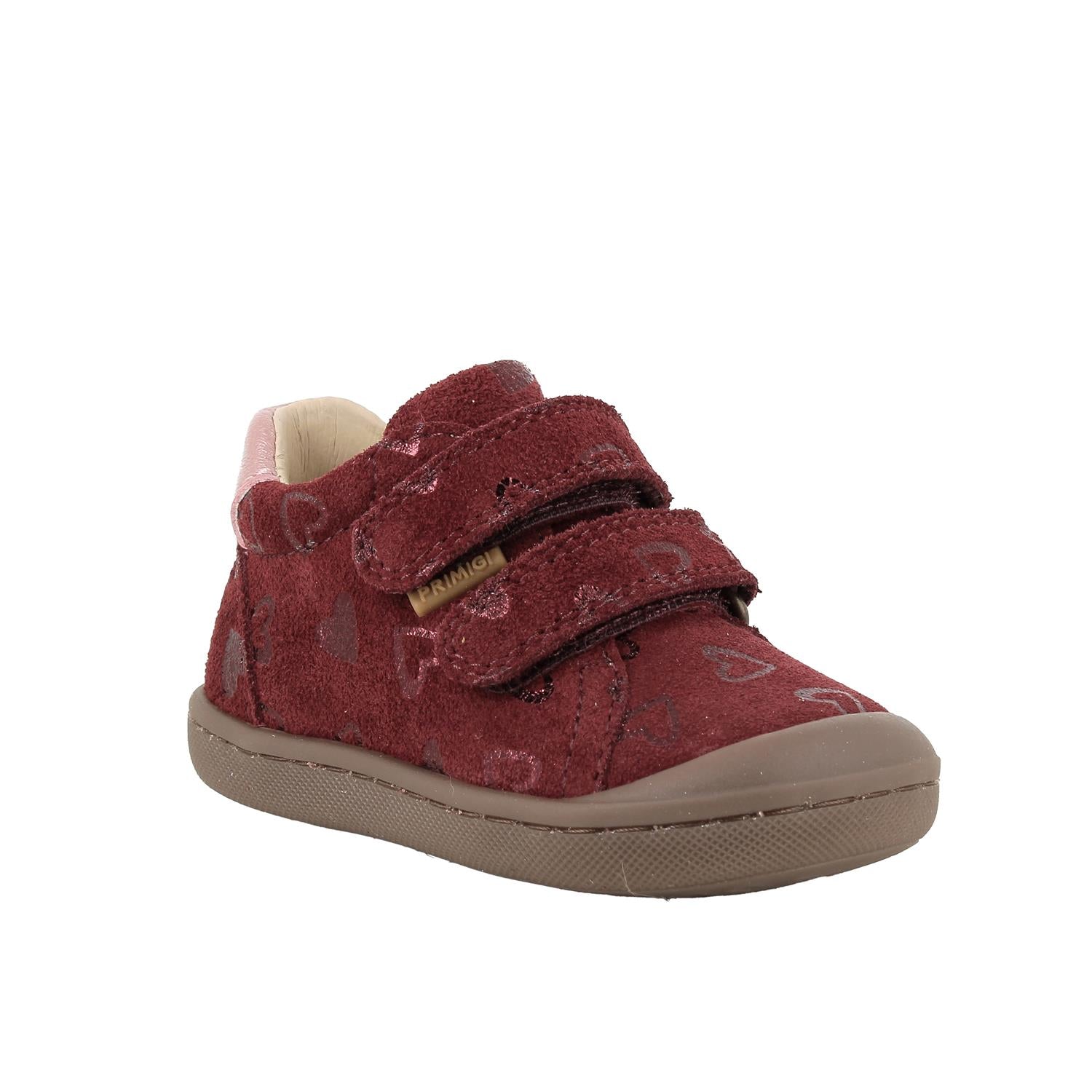 Primigi pantofi fete Slim Fit 18-26 Scamosciato Cuori Bordo cu inimioare