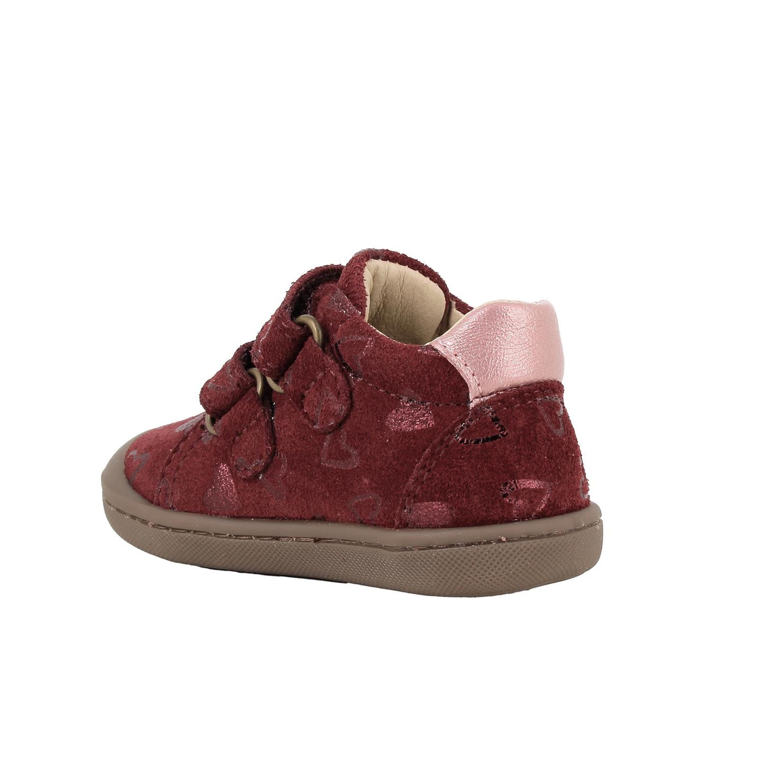 Primigi pantofi fete Slim Fit 18-26 Scamosciato Cuori Bordo cu inimioare