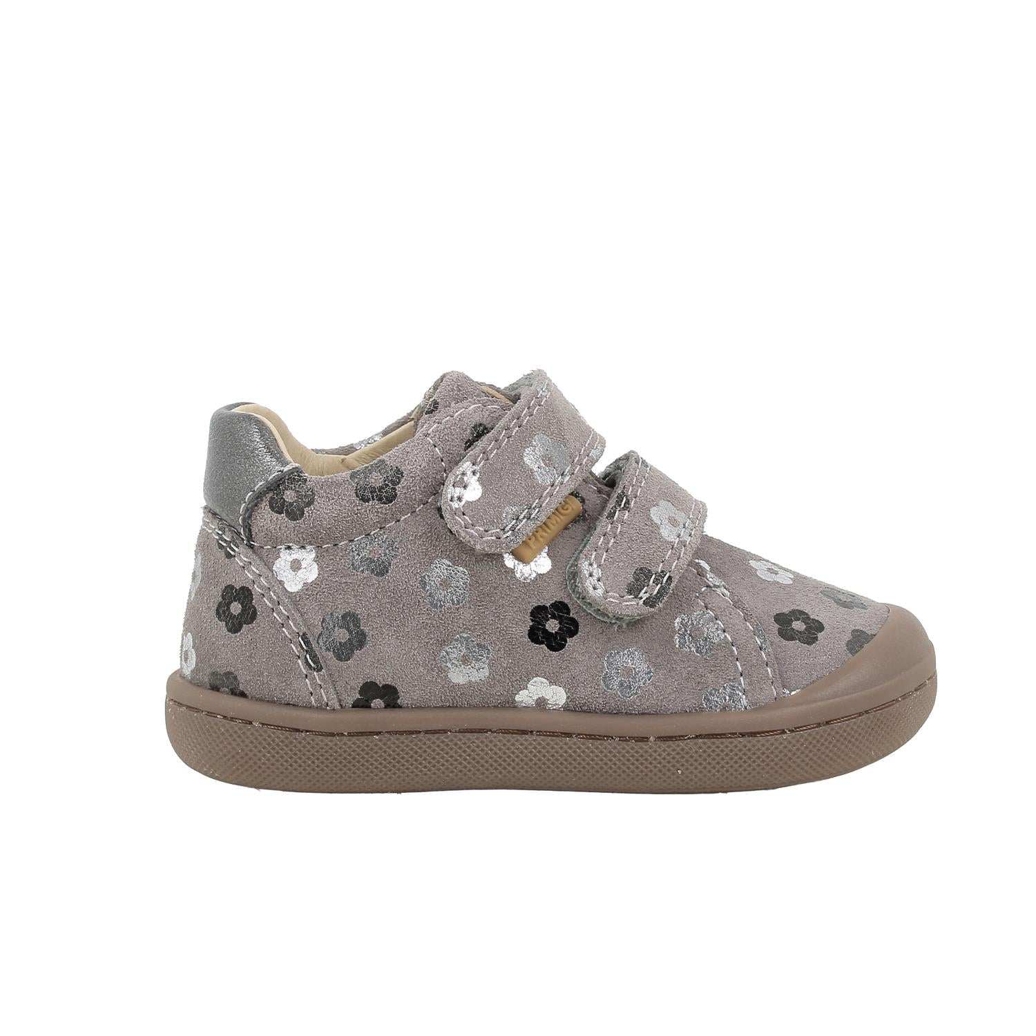 Primigi pantofi fete Slim Fit 18-26 Scamosciato Fiorell Grigio cu floricele