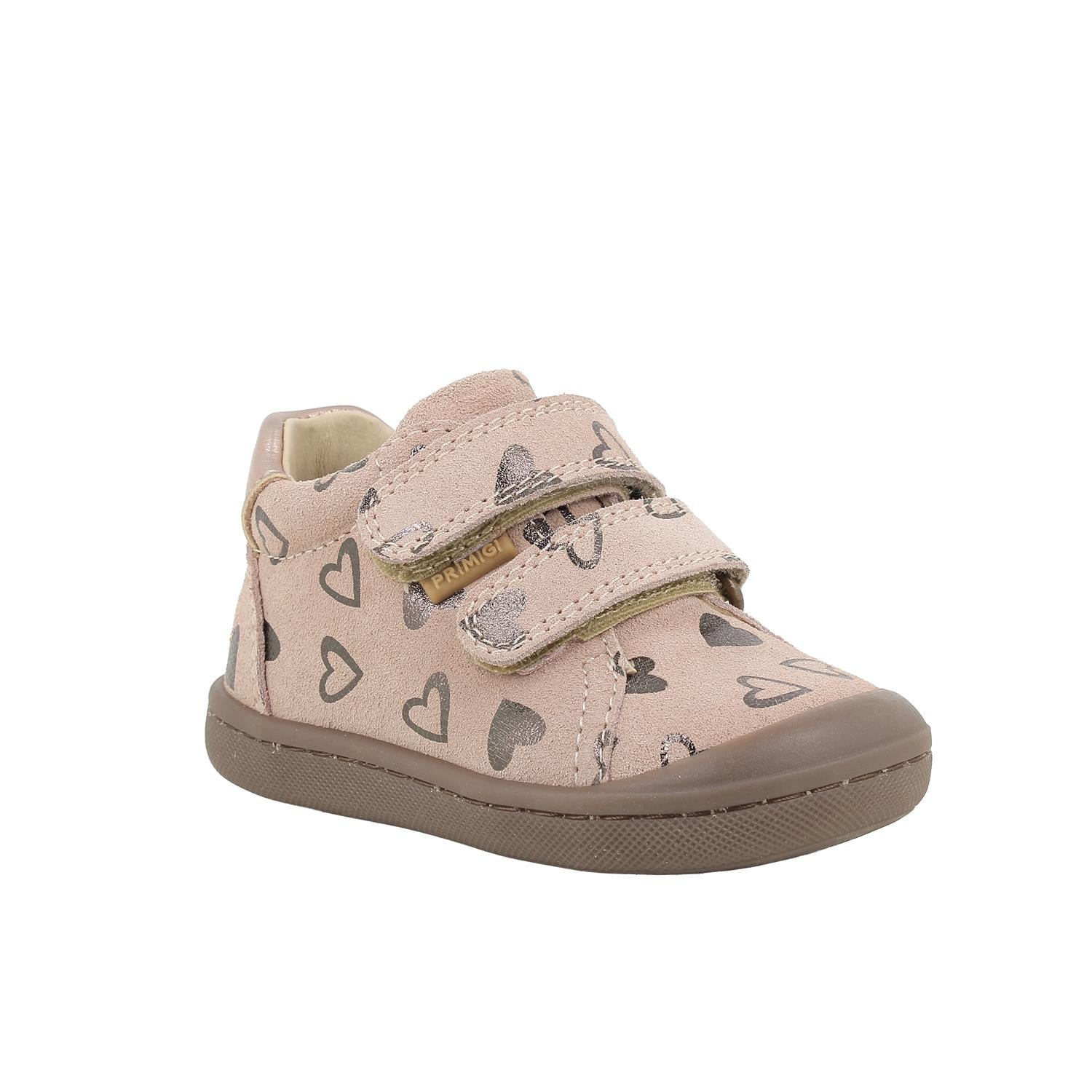 Primigi pantofi fete Slim Fit 18-26 Scamosciato Cuori Skin cu inimioare