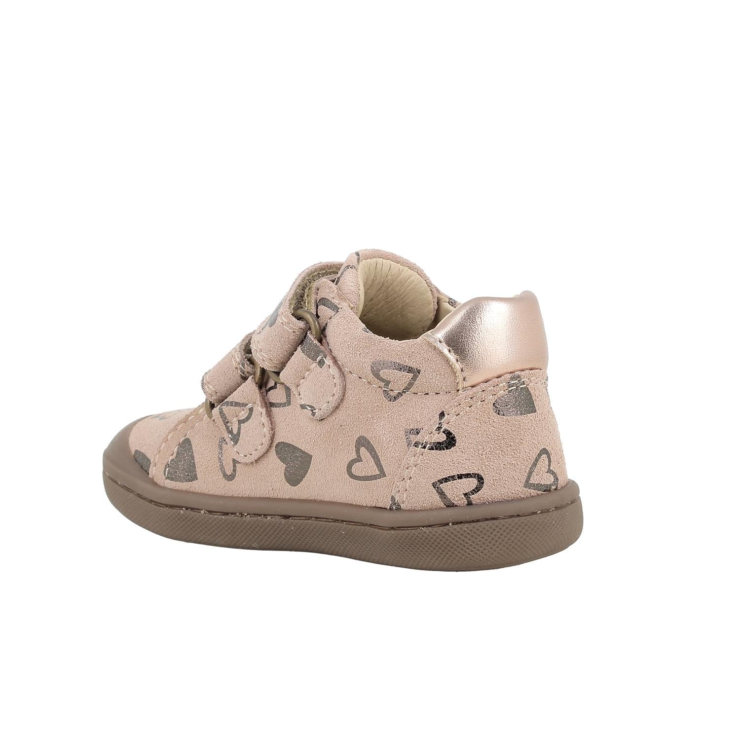 Primigi pantofi fete Slim Fit 18-26 Scamosciato Cuori Skin cu inimioare