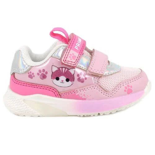 Primigi pantofi fete sport cu LED 20-29 Rosa/Bco.Ros
