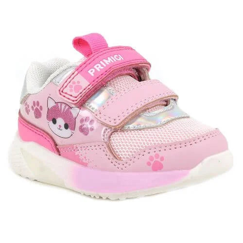 Primigi pantofi fete sport cu LED 20-29 Rosa/Bco.Ros