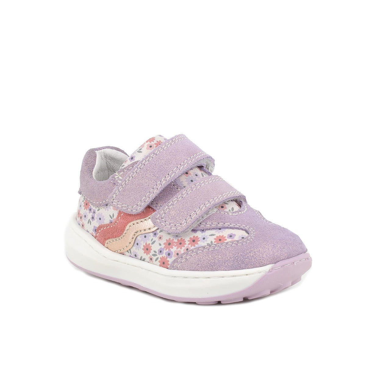 Primigi pantofi fetite 18-24 Iris-White-multicolor cu flori