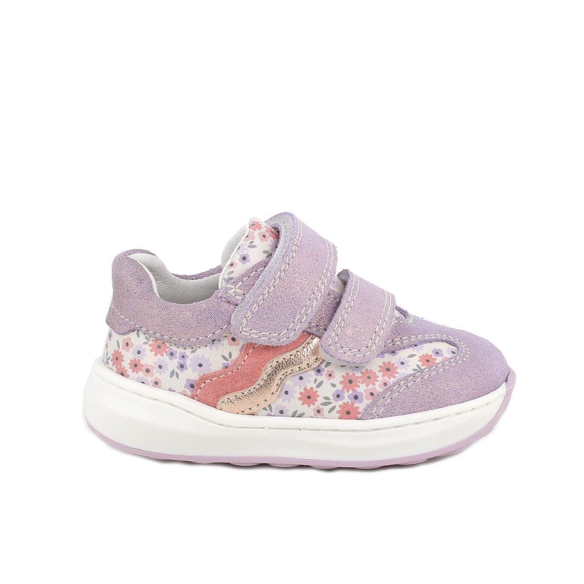 Primigi pantofi fetite 18-24 Iris-White-multicolor cu flori