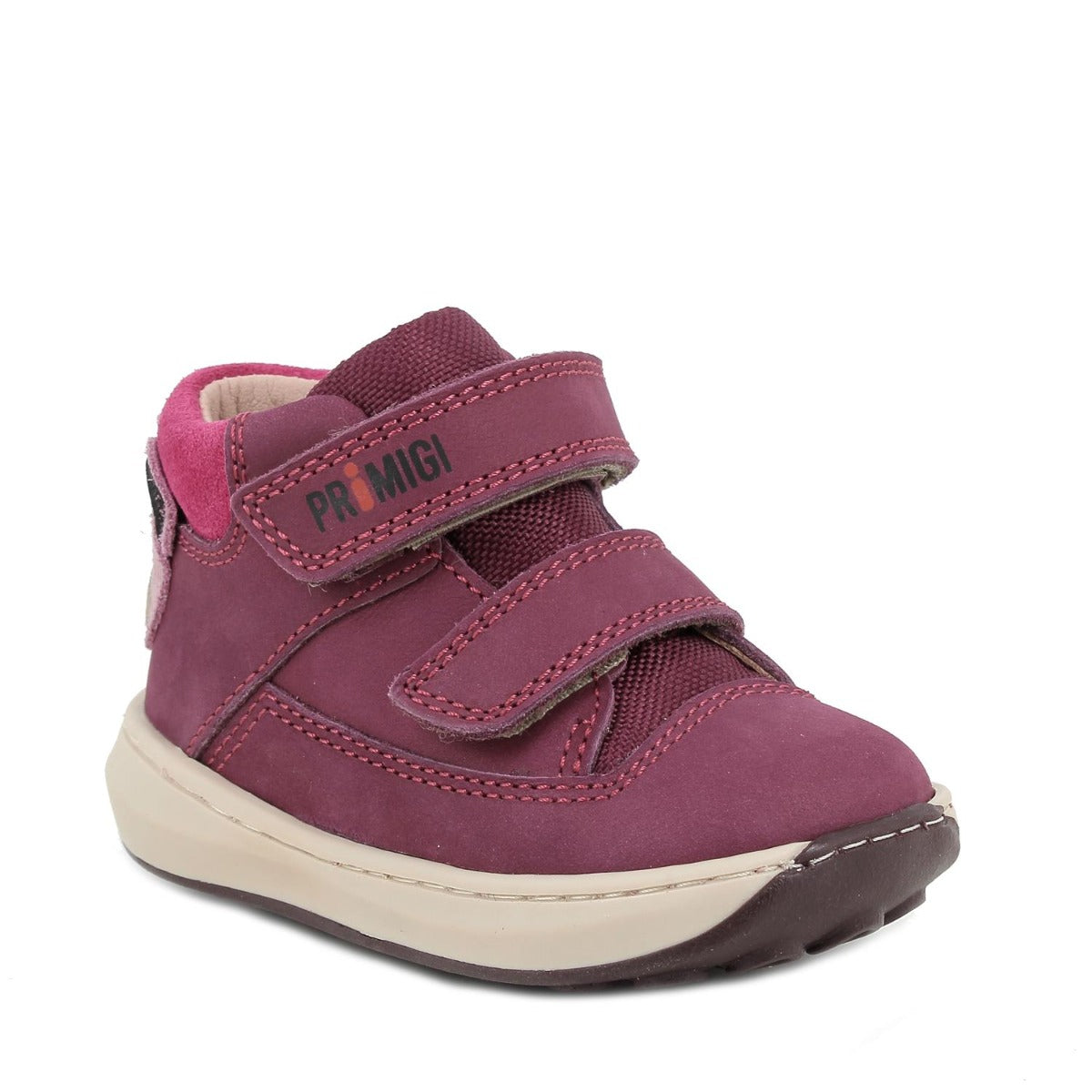 Primigi pantofi fetite 18-25 Nabuk Morbido Gelso cu ursulet
