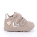 Primigi pantofi fetite GORE-TEX 19-24 Scamosciati Biscotto Beige cu inimioare