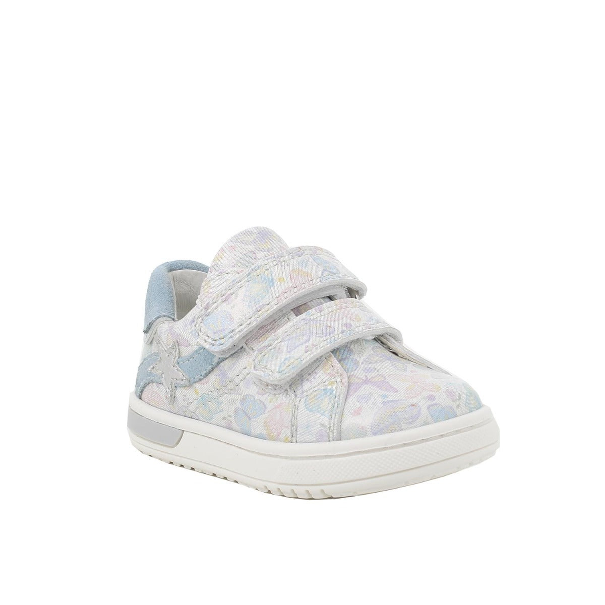 Primigi pantofi fetite Slim Fit 25-29 White Iridescent cu fluturasi