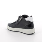 Primigi pantofi sport fete cu siret si fermoar 27-30 S.Nappa/S.Vern Nero