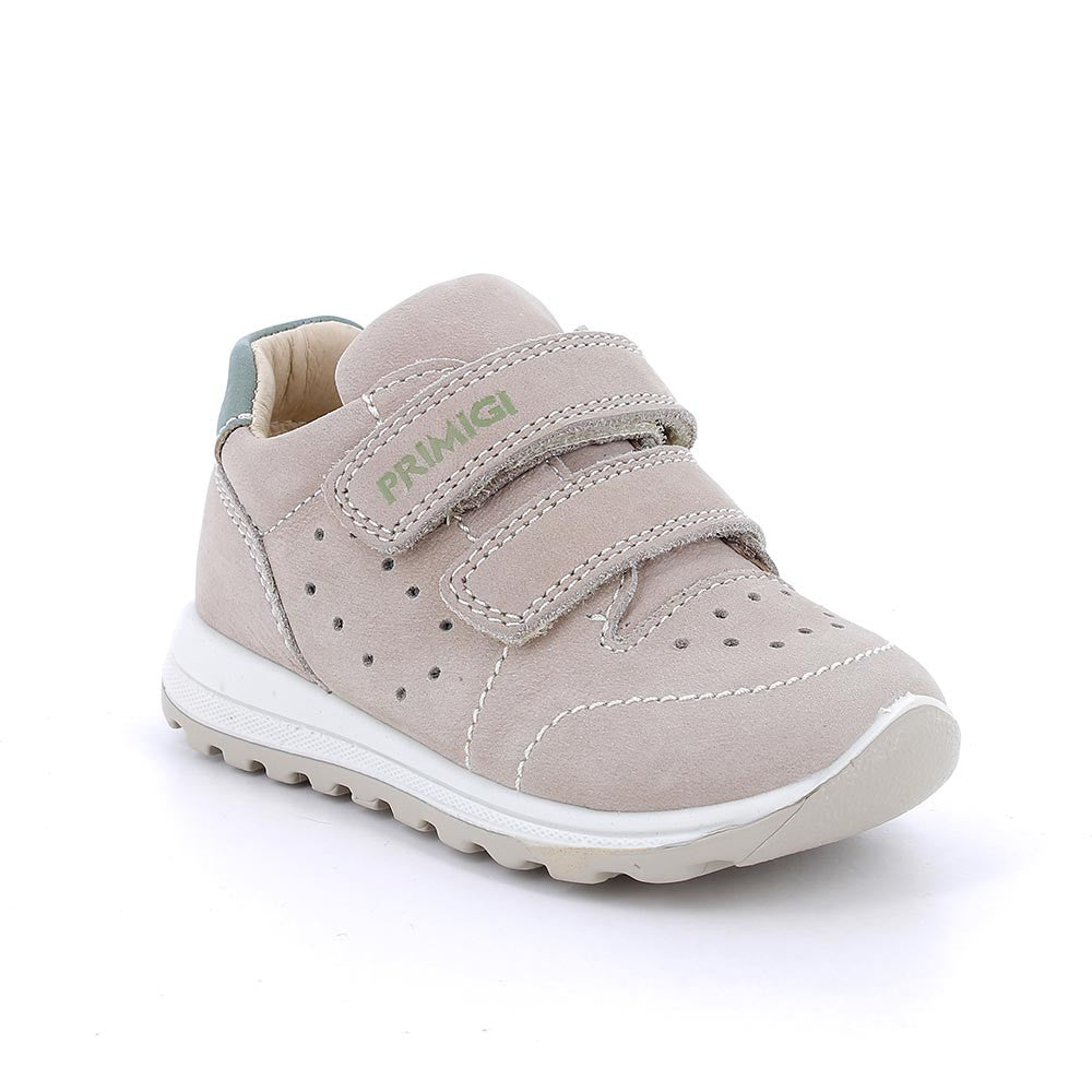 Primigi pantofi unisex Primii pasi  din piele 20-25 Nabuc Soft Pietra Imagine principală a produsului