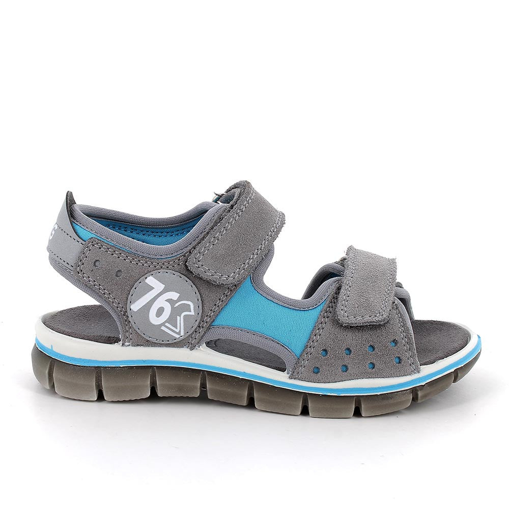 Primigi sandale baieti 31-35 Grey-Turqoise cu 76