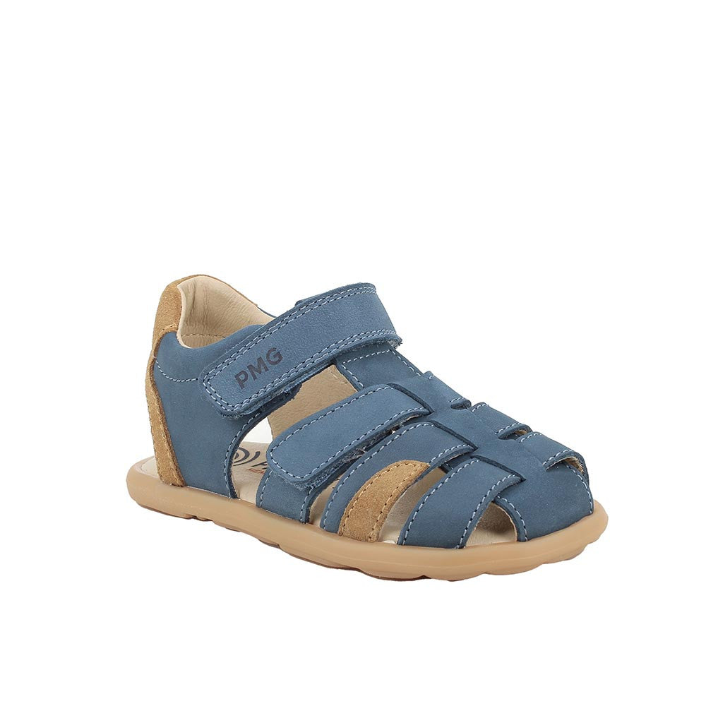 Primigi sandale baieti piele Primii Pasi Barefoot 26-33 Morbido Jeans Imagine principală a produsului