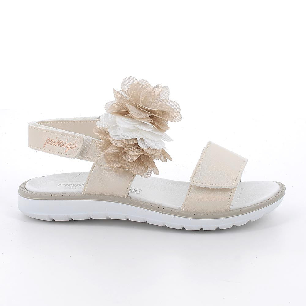 Primigi sandale fete 25-35 Beige cu flori tul