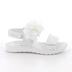 Primigi sandale fete 25-35 Bianco cu flori tul