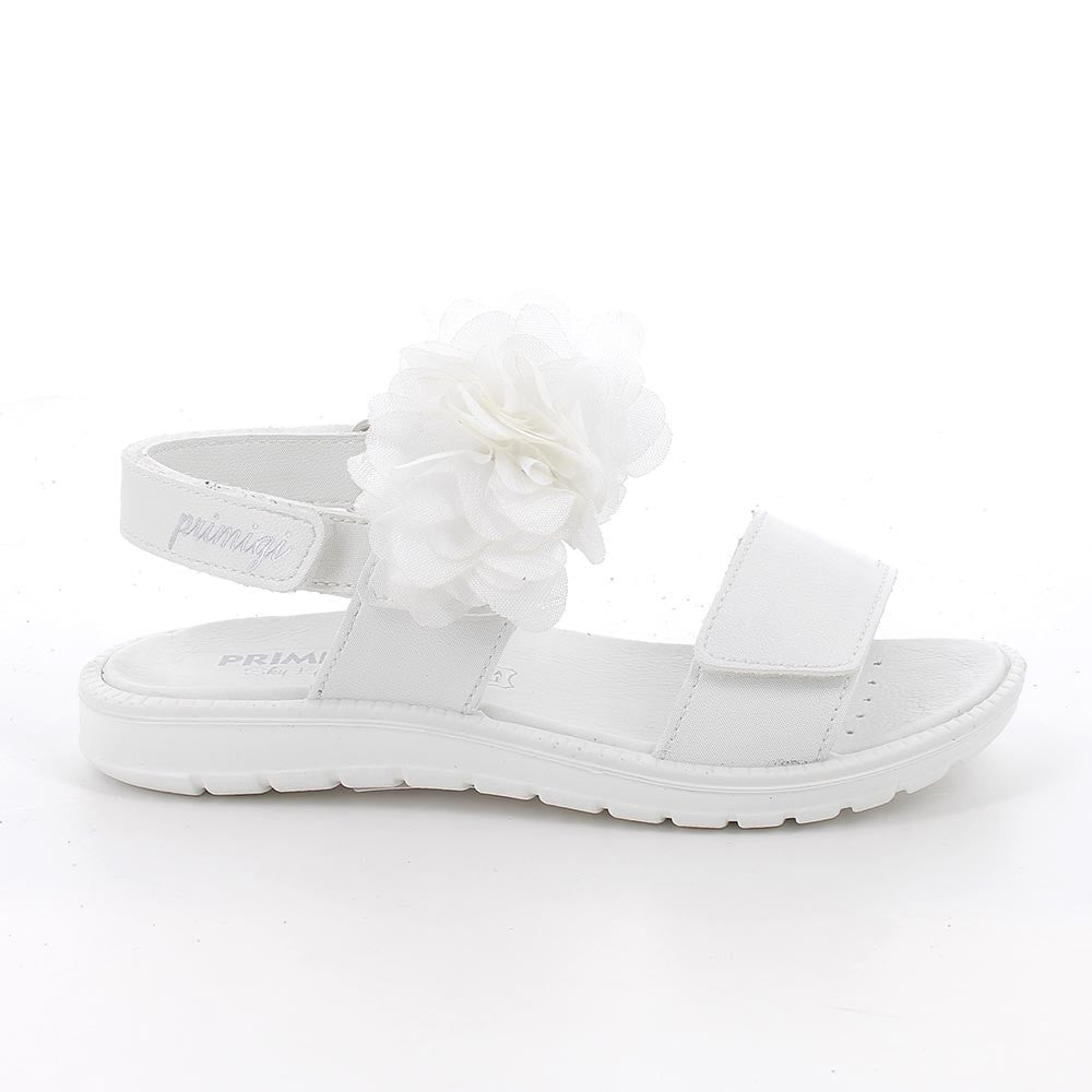 Primigi sandale fete 25-35 Bianco cu flori tul