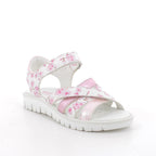 Primigi sandale fete 27-33 Bianco e Rosa cu floricele