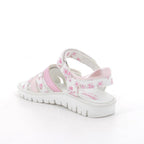 Primigi sandale fete 27-33 Bianco e Rosa cu floricele
