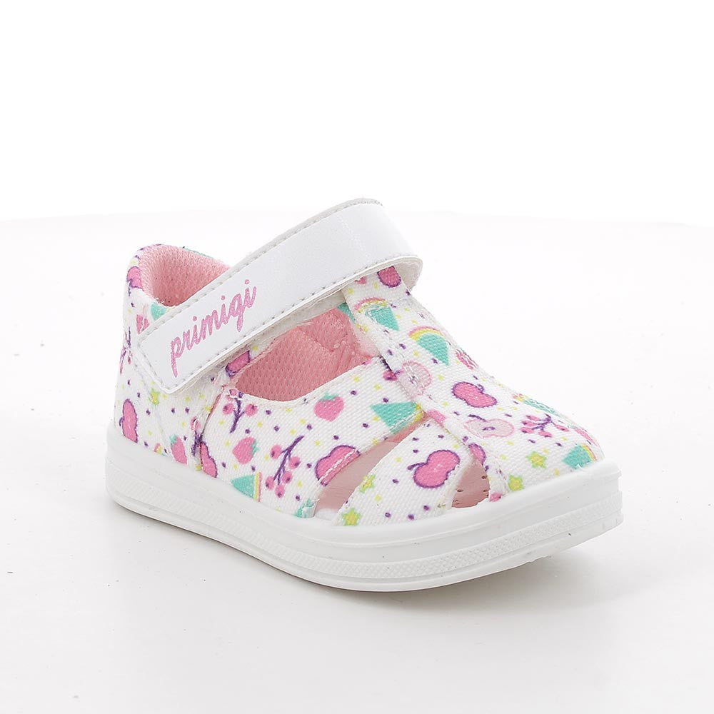 Primigi sandale fete panza 18-29 Bianco e fuxia