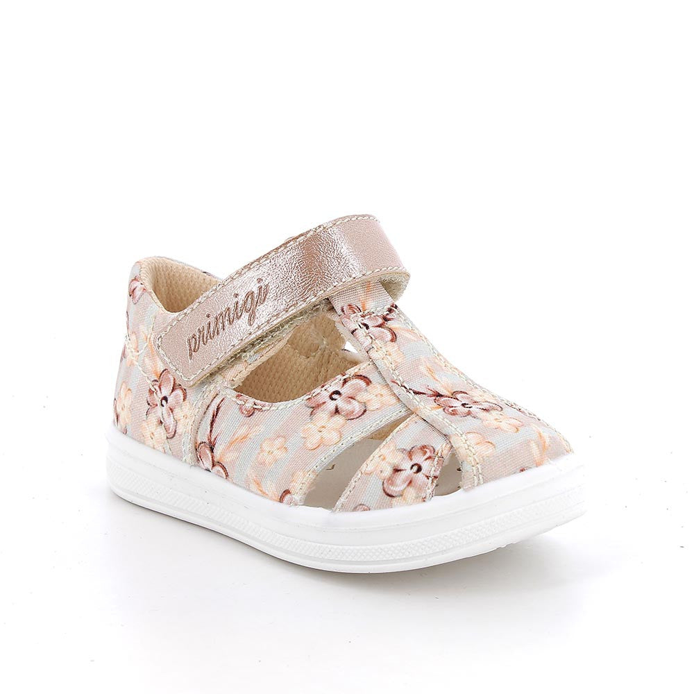 Primigi sandale fete panza 18-29 Beige E Marrone cu flori