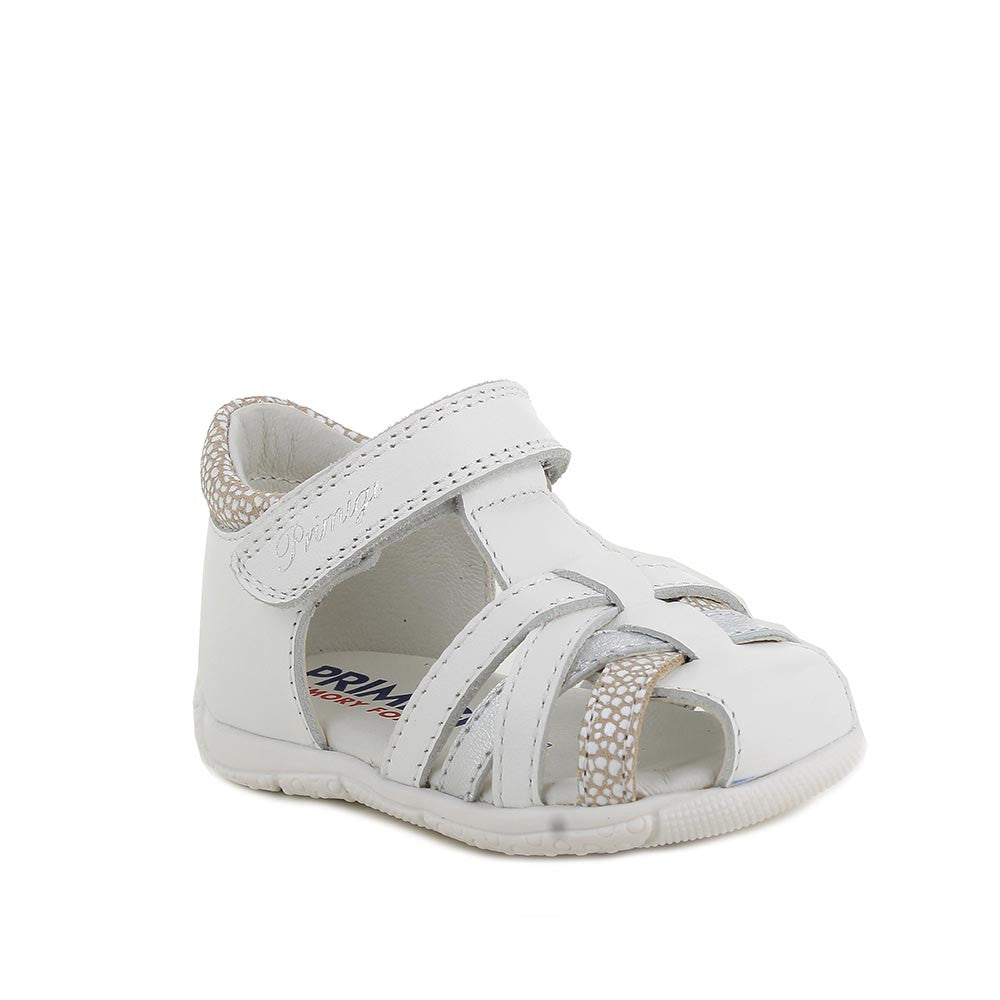 Primigi sandale fete piele Primii Pasi 18-25 Soft Bianco