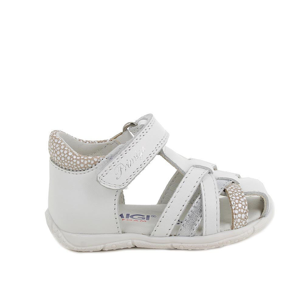 Primigi sandale fete piele Primii Pasi 18-25 Soft Bianco Imagine secundară a produsului