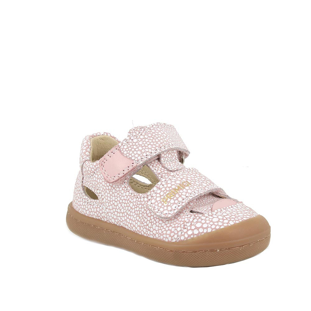Primigi sandale fete piele Primii Pasi Barefoot 18-25 Rosa e Bianco Imagine principală a produsului