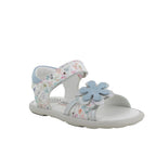 Primigi sandale fete piele Primii Pasi Barefoot 24-30 Past B Co Multicolor cu floricele