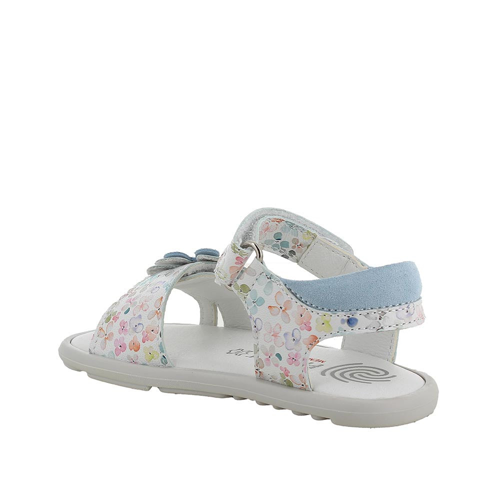 Primigi sandale fete piele Primii Pasi Barefoot 24-30 Past B Co Multicolor cu floricele
