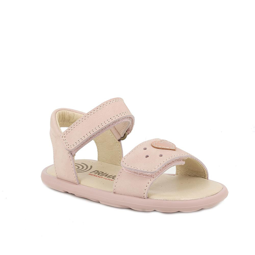 Primigi sandale fete piele Primii Pasi Barefoot 24-33 Morbido Skin cu inimioara Imagine principală a produsului