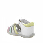 Primigi sandale fetite 18-24 White-Aquamarine-Pink cu fluturas